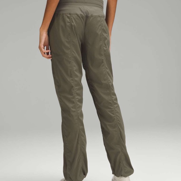 lululemon athletica dance studio Dark Green Pants size 12R - Picture 3 of 14